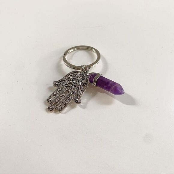 Inspiring Hamsa Hand Keychain - Picture 2 of 3